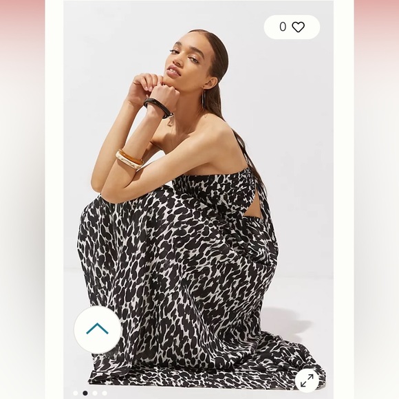 Anthropologie Shirred Cut-Out Maxi Dress - Picture 4 of 6